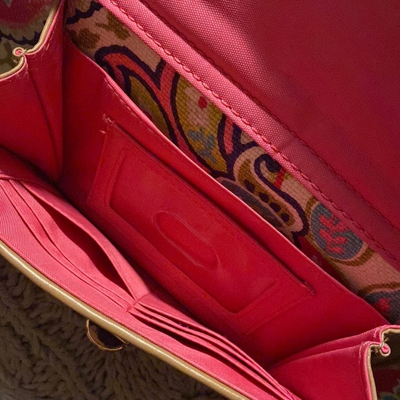 Spartina 449 Daufuskie Island Simple zip shoulder bag Salt Meadow print - Picture 2 of 14